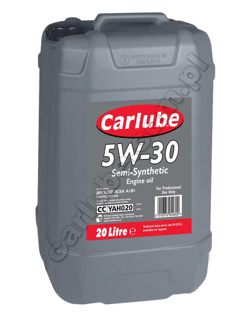 Carlube 5w30 ZETEC Semi Synthetic - Olej półsyntetyczny 5w30 Zetec -20L