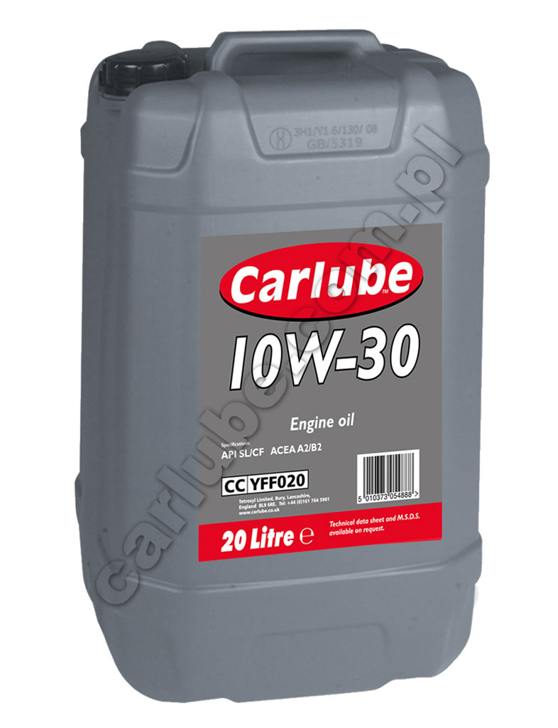 Carlube 10W30 Mineral. Olej 10W30 mineralny - 20L