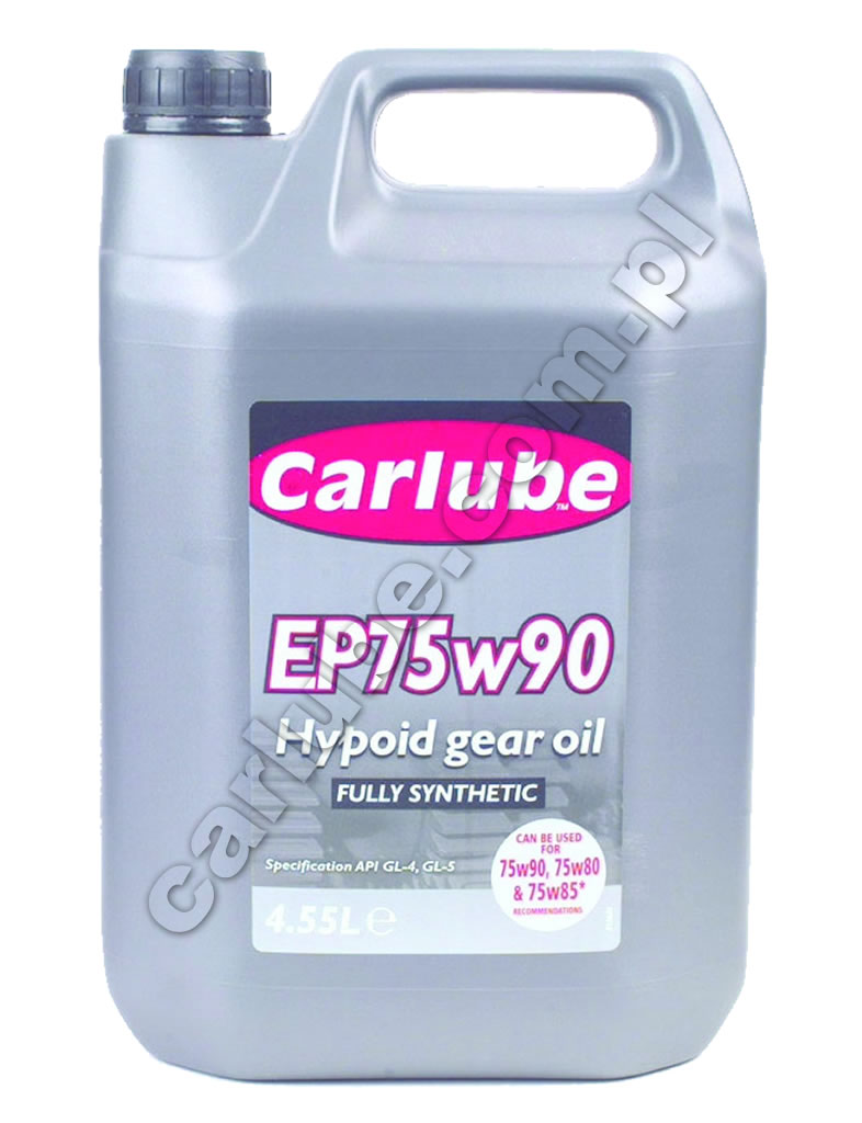 Carlube EP75w90 Gear Oil FULL SYNTHETIC. Olej przekładniowy EP75w90 syntetyczny - 4,55l