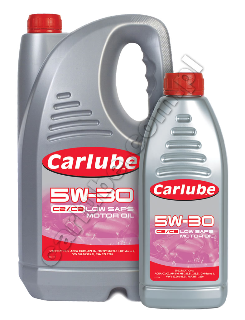 Carlube 5W30 C2/C3 Low Saps. Olej syntetyczny 5W30 C2/C3 - 5L